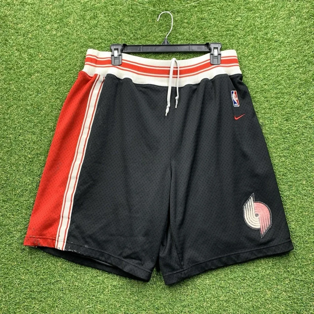 Nike Portland Trail Blazers Shorts Mens Medium Authentics Player Issue Practice
